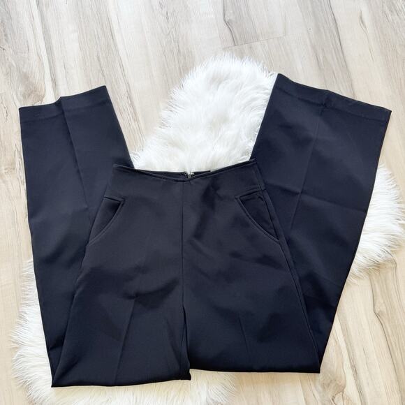 New Worthington High Rise Black Wide Leg Trouser Size 2 DG - Picture 2 of 5